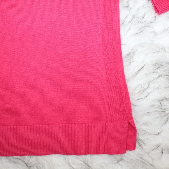 Talbots Pink & Blue Textured Crab Sweater - Picture 8 of 8